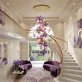 Load image into Gallery viewer, Delphinium Purple Chandelier
