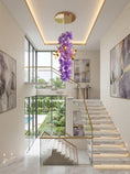 Load image into Gallery viewer, Delphinium Purple Chandelier

