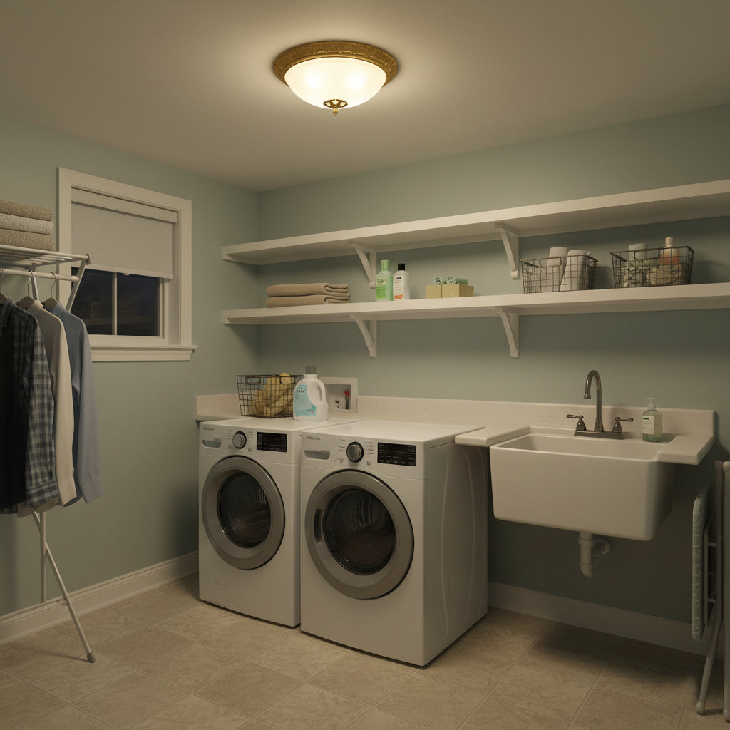 Deltana Flush Ceiling Lamp