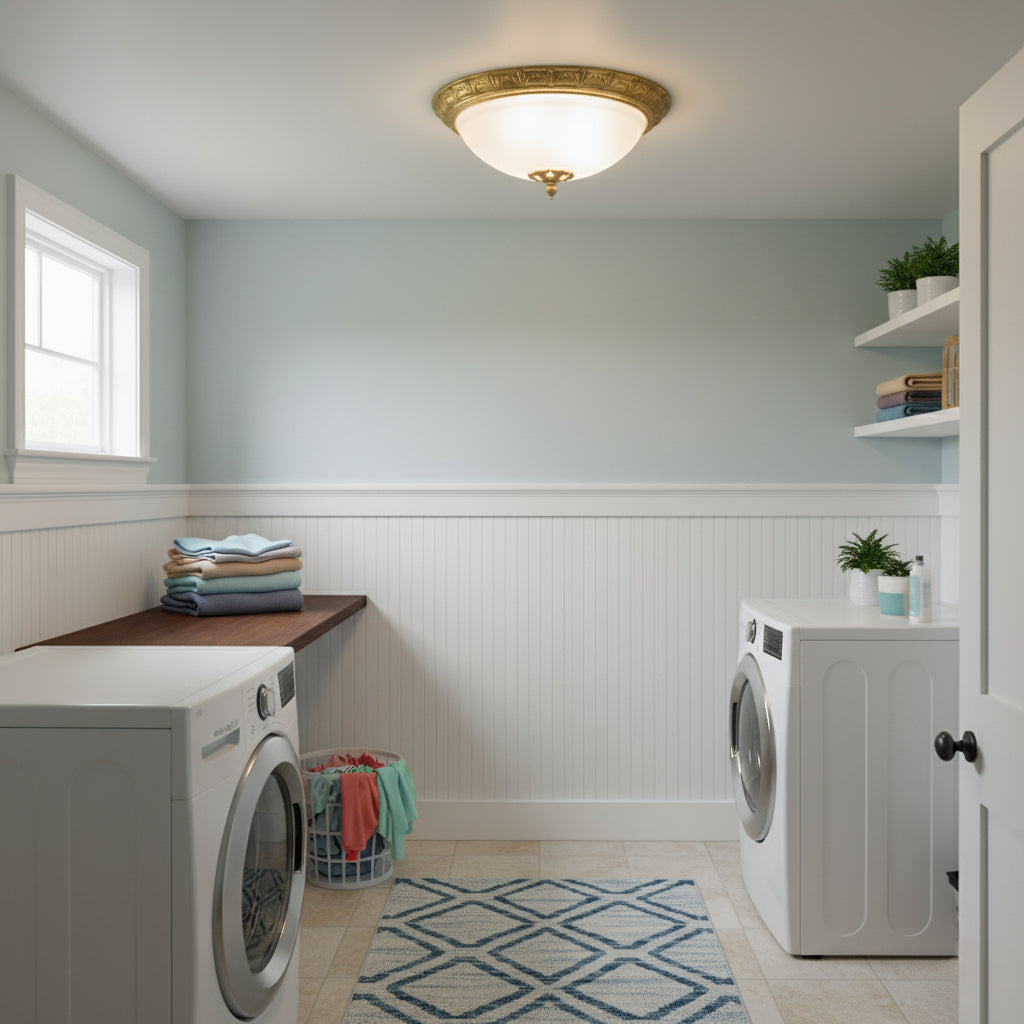 Deltana Flush Ceiling Lamp