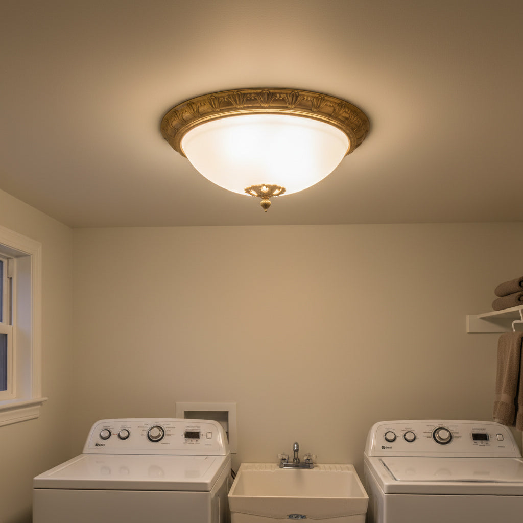 Deltana Flush Ceiling Lamp