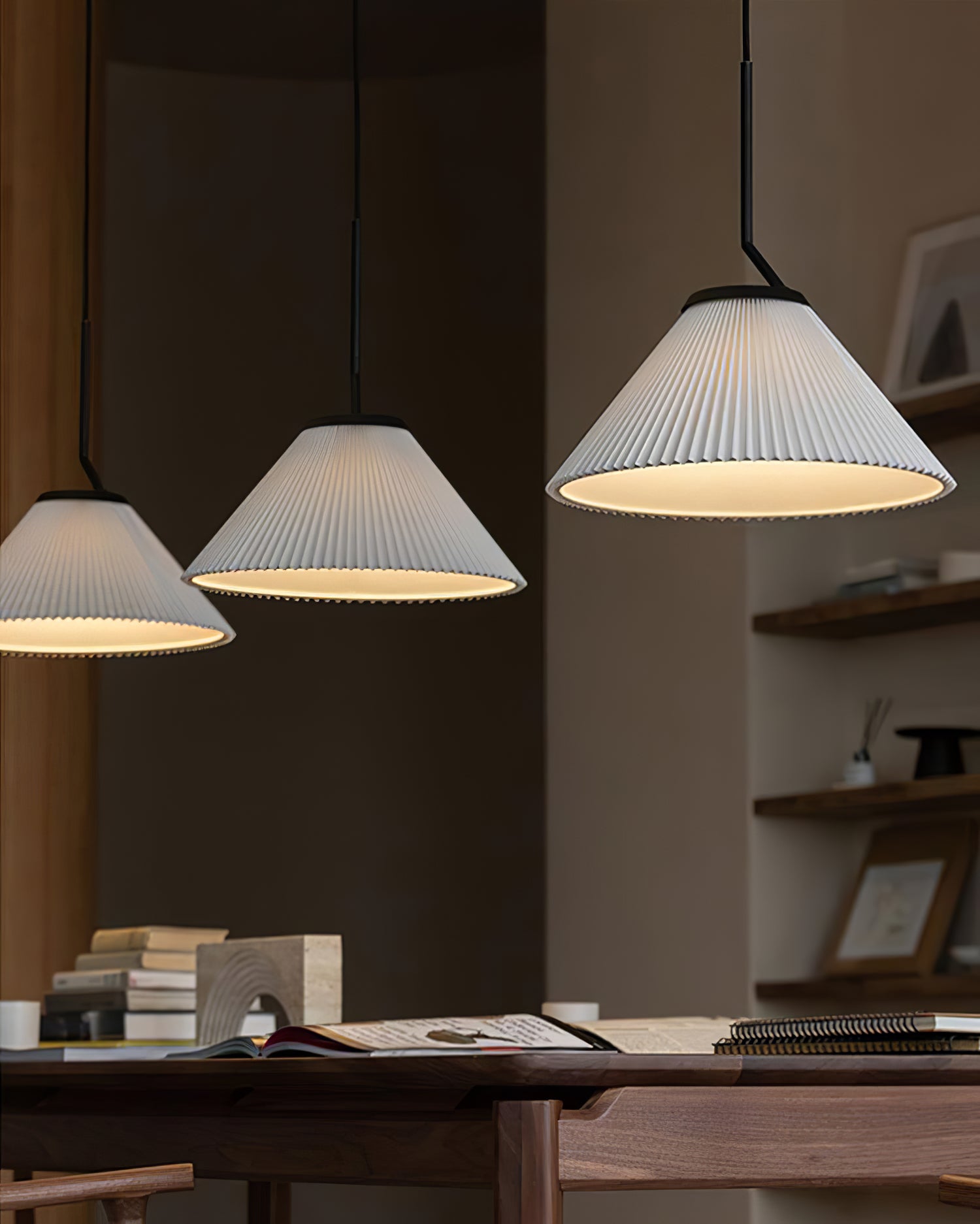 Demare Pleated Pendant Lamp