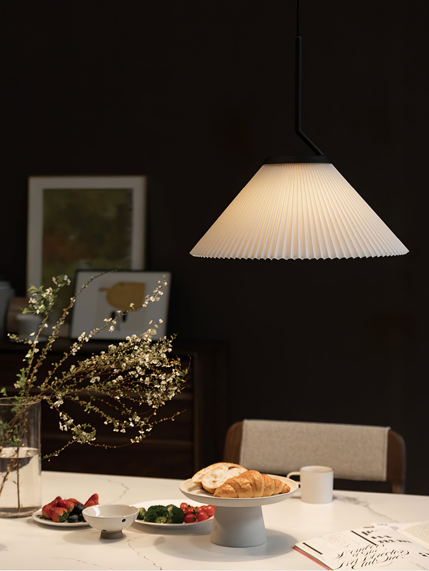 Demare Pleated Pendant Lamp