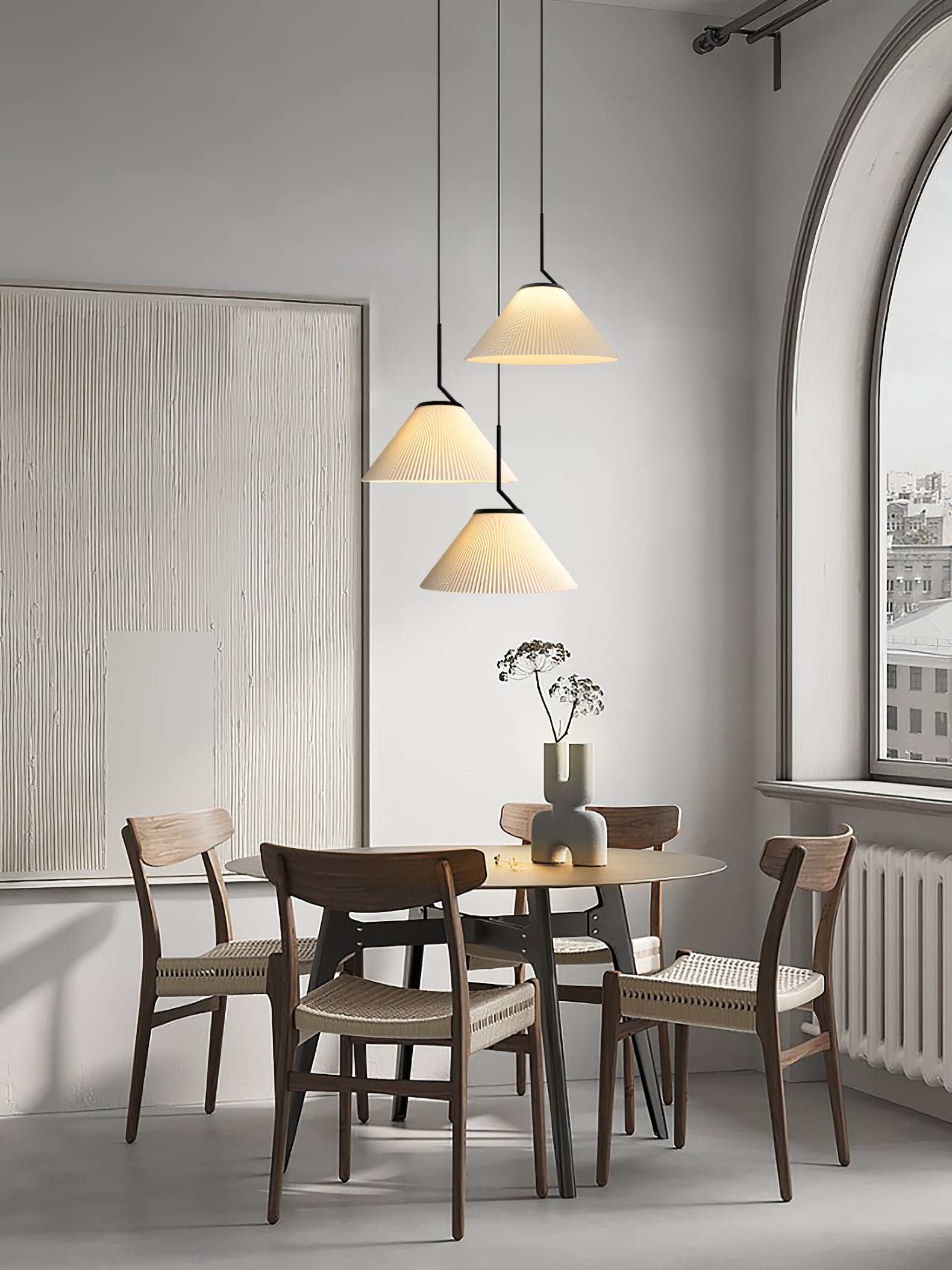 Demare Pleated Pendant Lamp