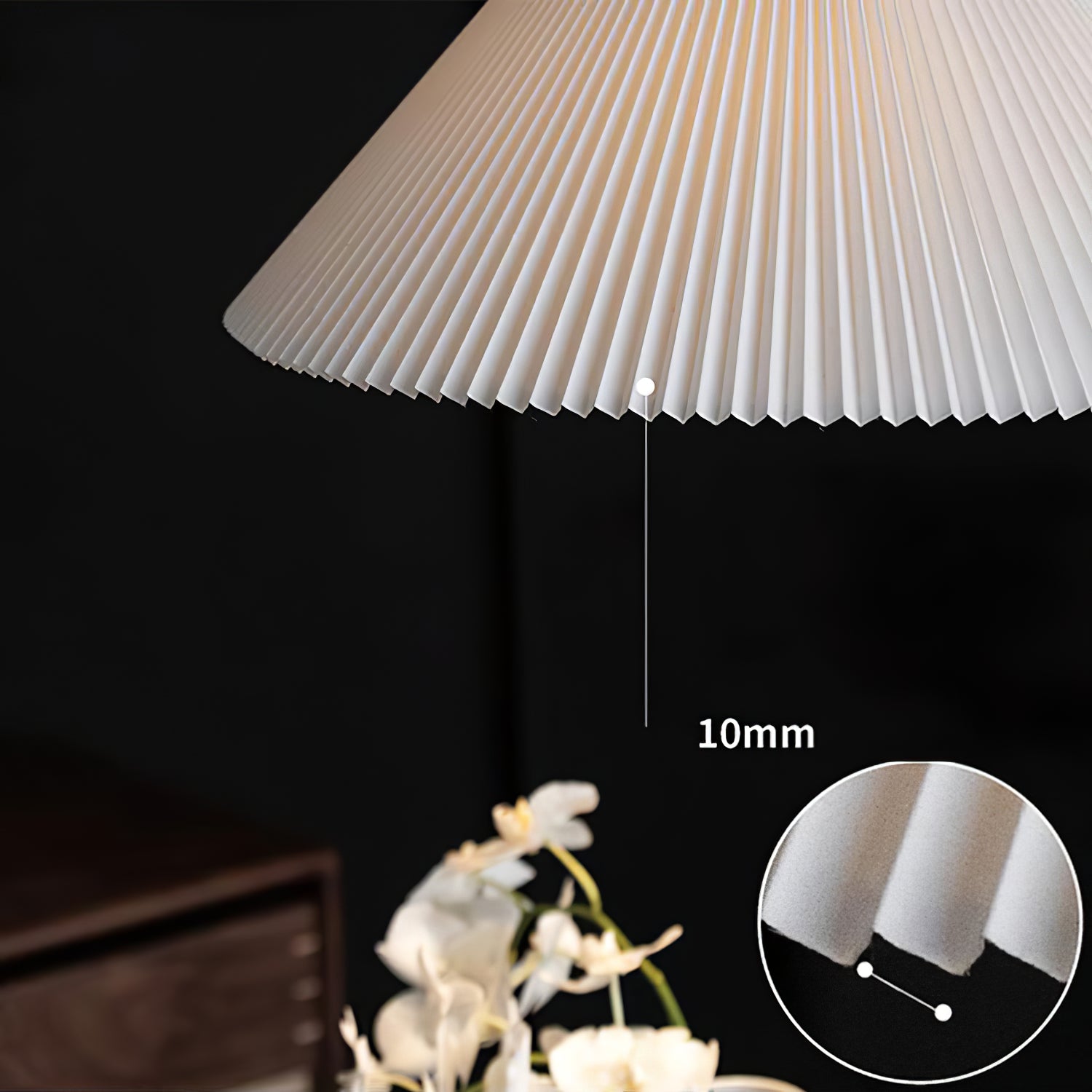 Demare Pleated Pendant Lamp