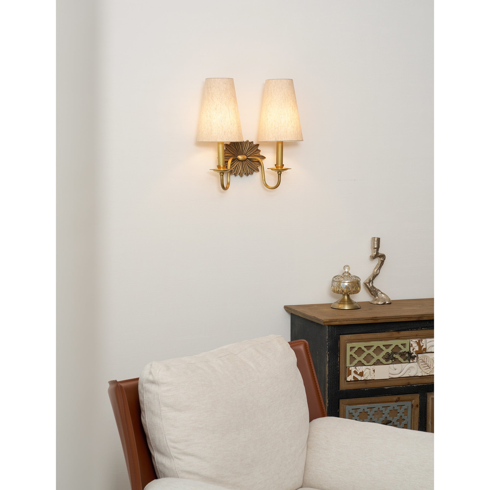 Demeter Double Sconce