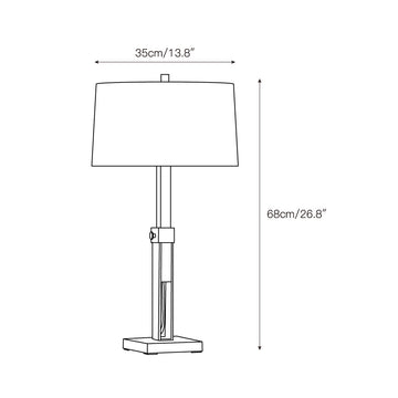 Denley Table Lamp – detail 3 — Dimension drawings 1