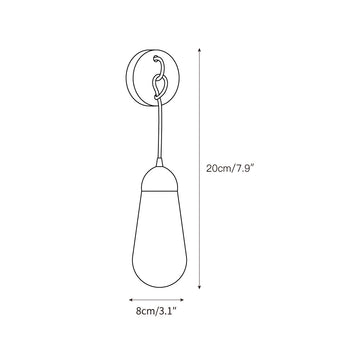 Denton Wall Lamp – detail 4 — Dimension drawings 1