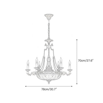 Desiree Chandelier – detail 3 — Dimension drawings 1