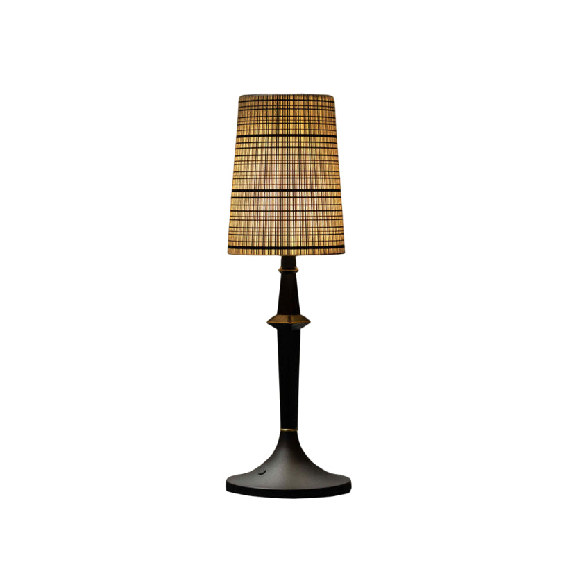 Devon Black Table Lamp (Built-in Battery)