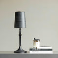Load image into Gallery viewer, Devon Black Table Lamp (Built-in Battery)

