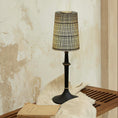 Load image into Gallery viewer, Devon Black Table Lamp (Built-in Battery)
