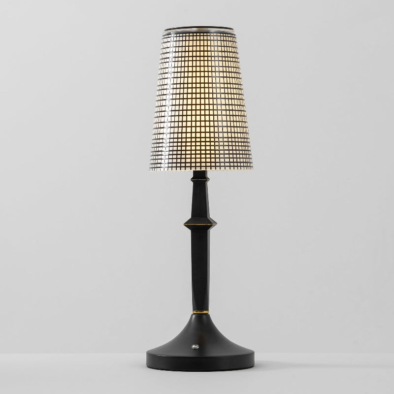 Devon Black Table Lamp (Built-in Battery)