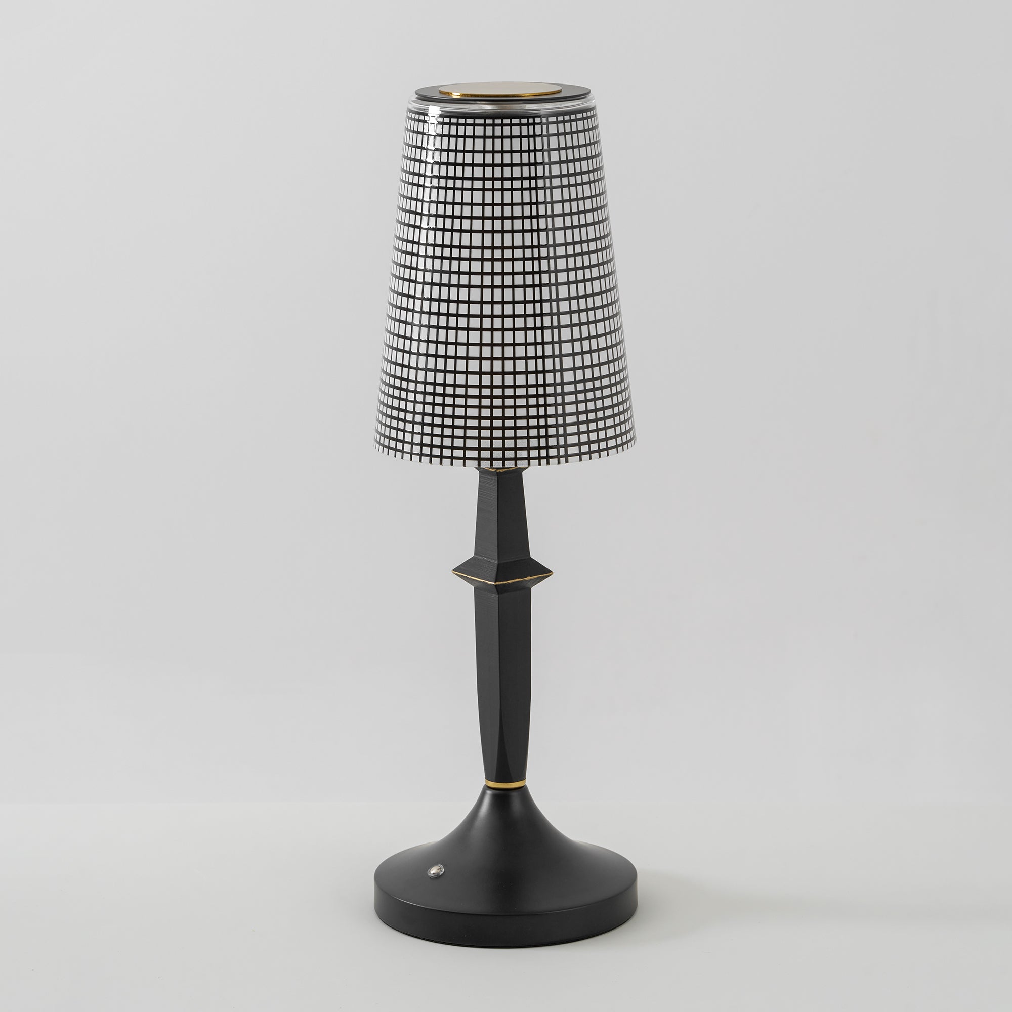 Devon Black Table Lamp (Built-in Battery)