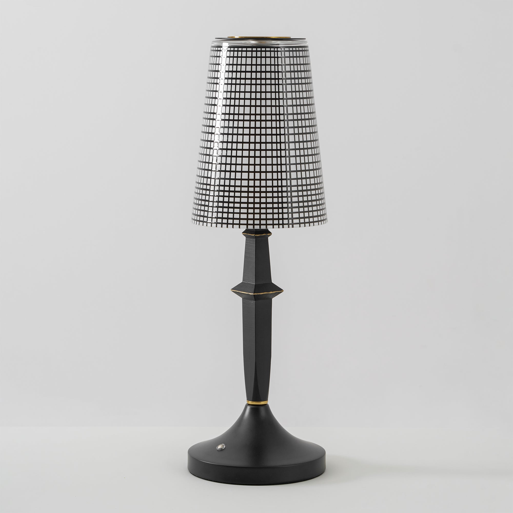 Devon Black Table Lamp (Built-in Battery)