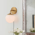 Load image into Gallery viewer, Dewdrop Globe Plug-in Sconce
