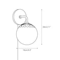 Load image into Gallery viewer, Dewdrop Globe Plug-in Sconce

