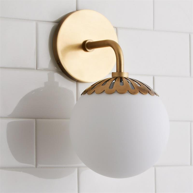 Dewdrop Globe Sconce