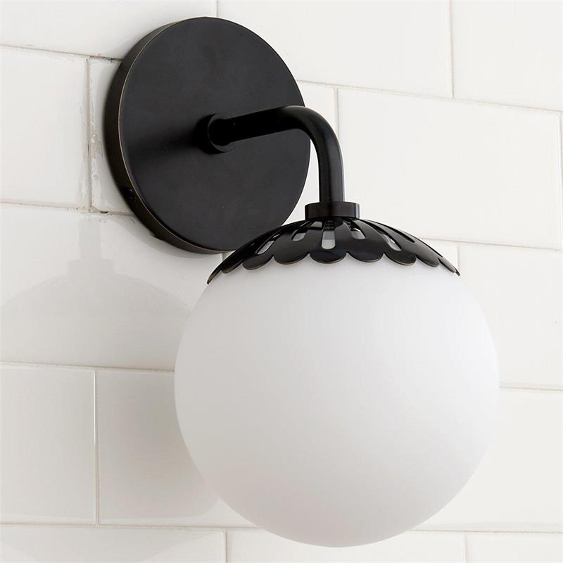 Dewdrop Globe Sconce