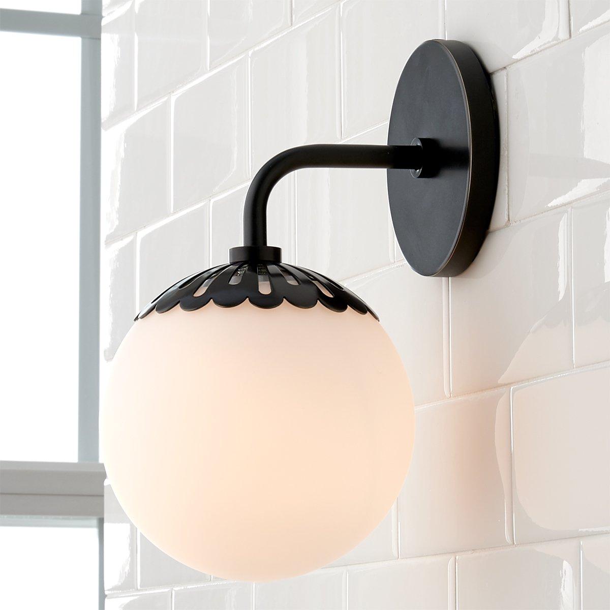 Dewdrop Globe Sconce