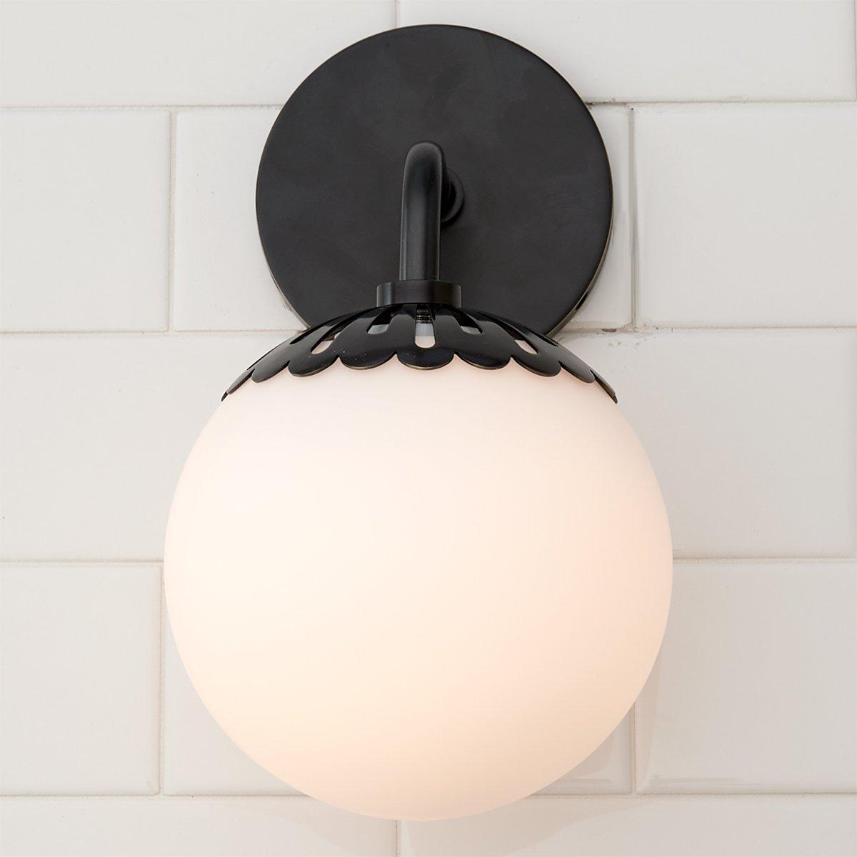 Dewdrop Globe Sconce