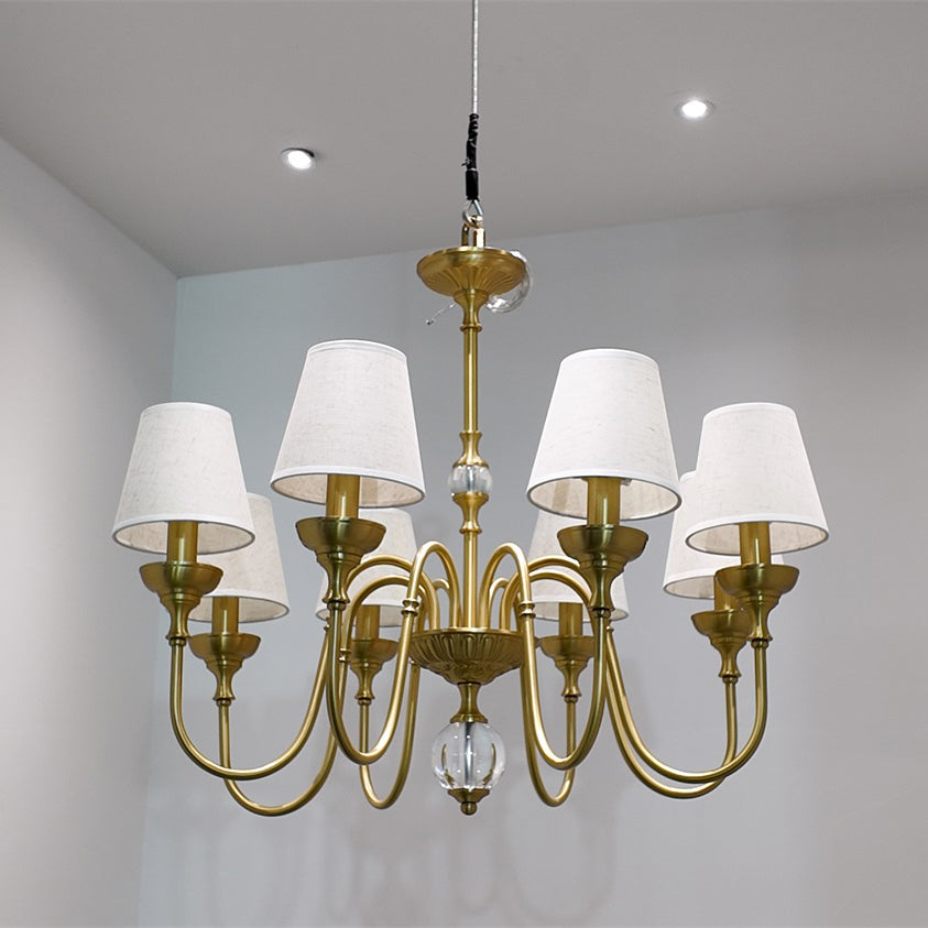 Diana Brass Chandelier