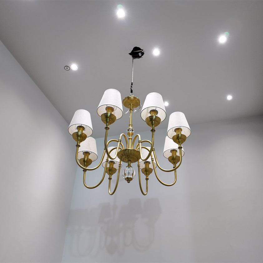 Diana Brass Chandelier