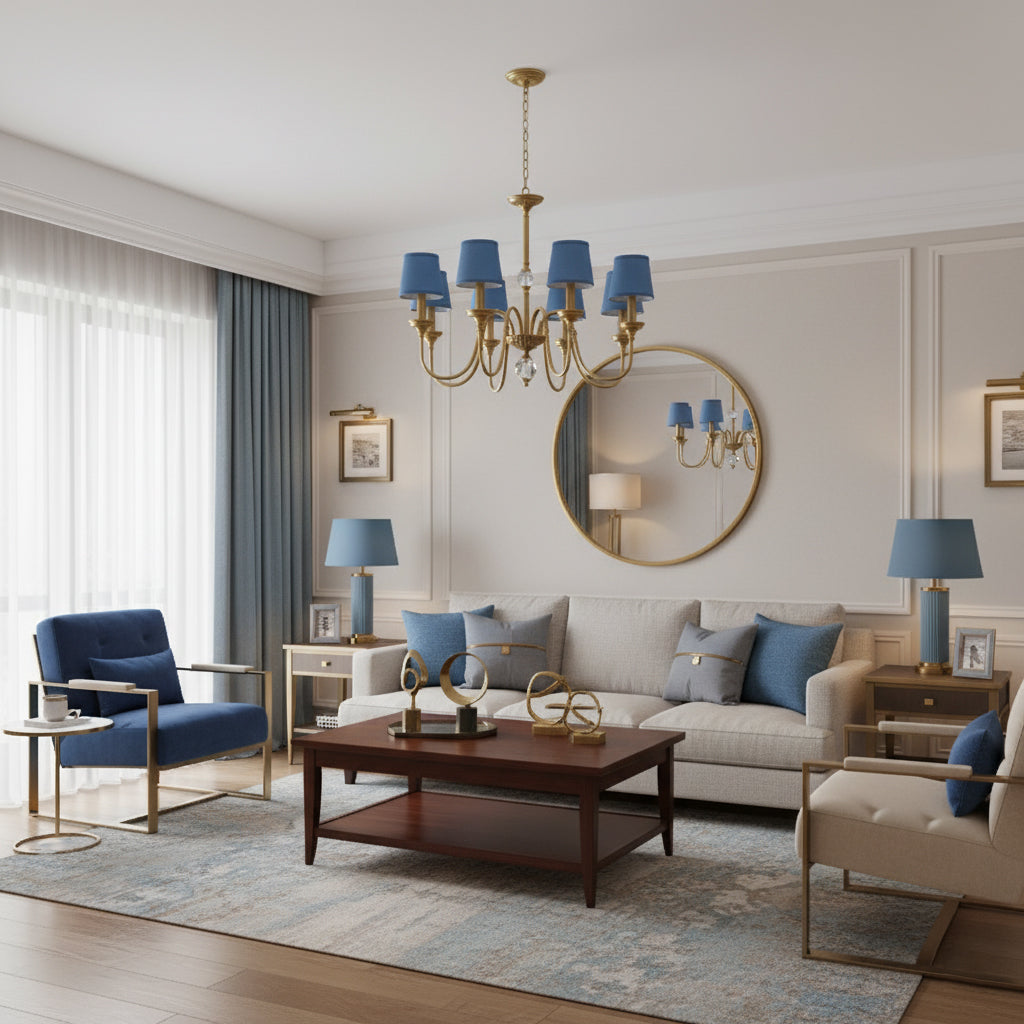 Diana Brass Chandelier