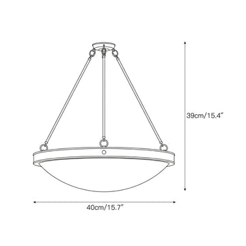 Dionne Alabaster Ceiling Lamp – detail 3 — Dimension drawings 1