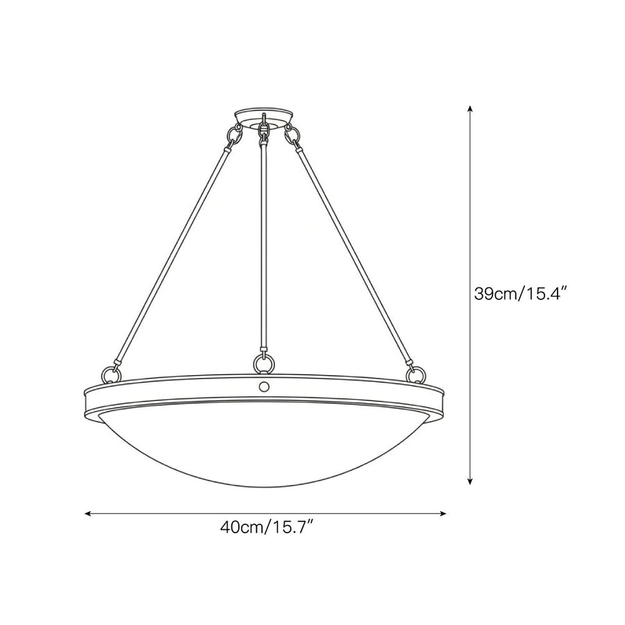 Dionne Alabaster Ceiling Lamp – detail 3 — Dimension drawings 1