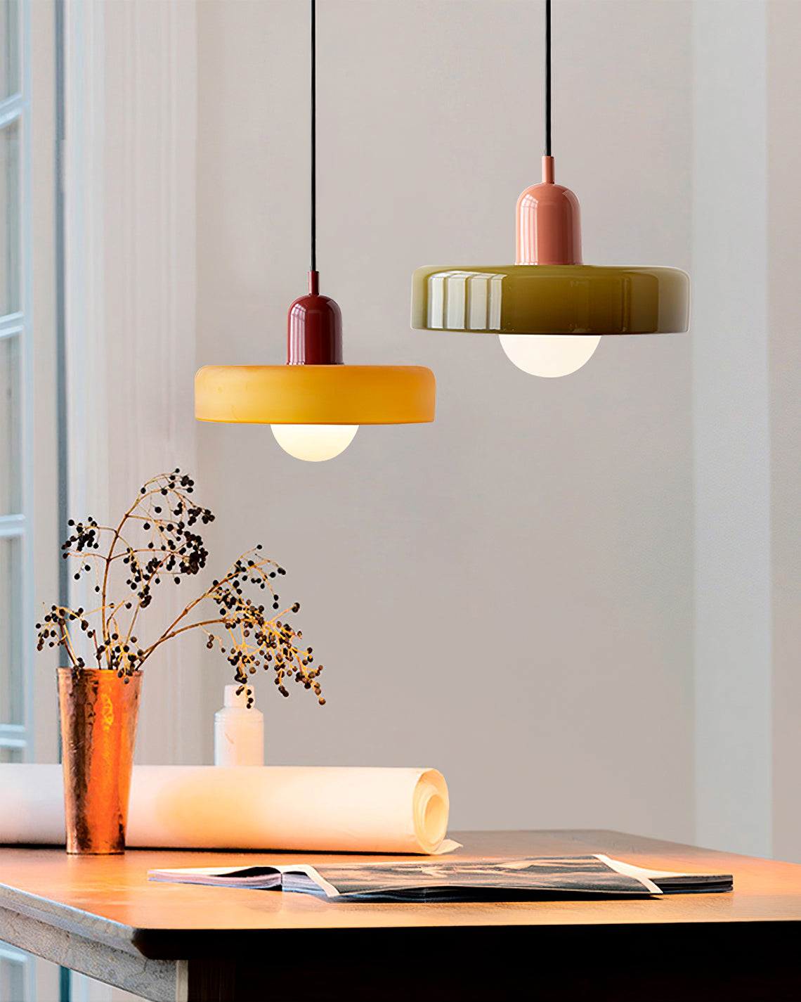 Disc Orb Pendant Lamp