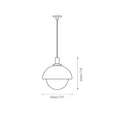 Load image into Gallery viewer, Dome Perforated Pendant Lamp
