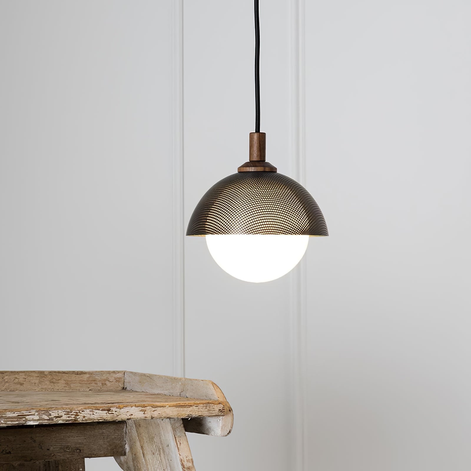 Dome Perforated Pendant Lamp