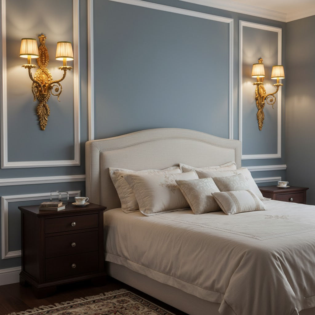 Dominique Brass Wall Lamp