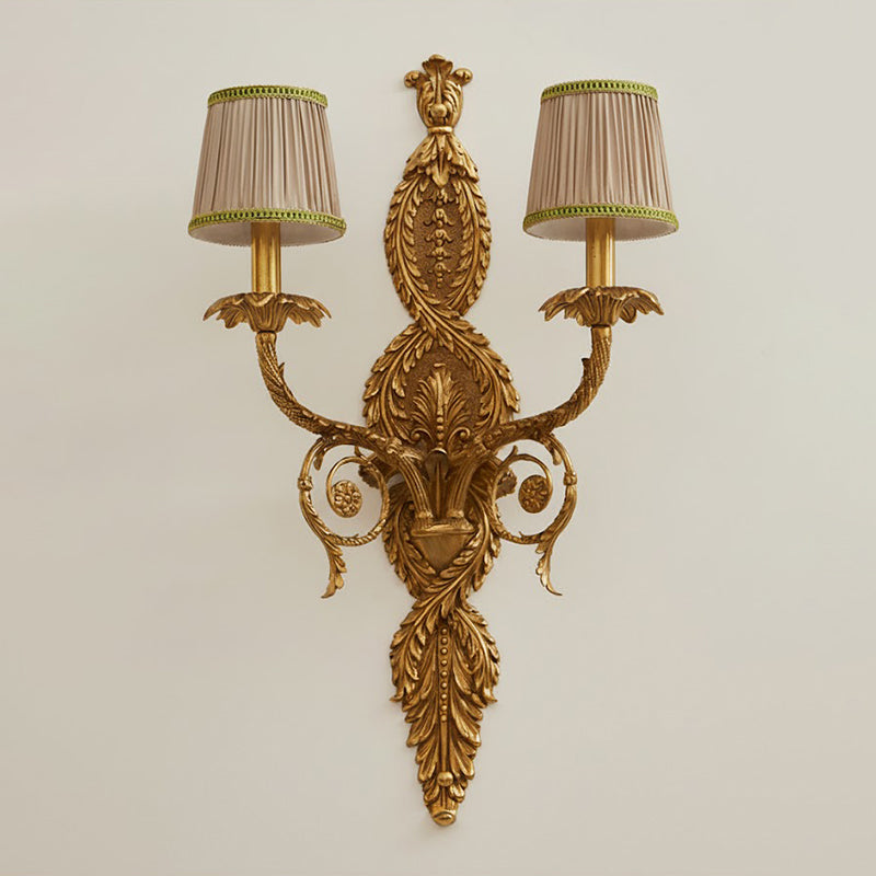 Dominique Brass Wall Lamp
