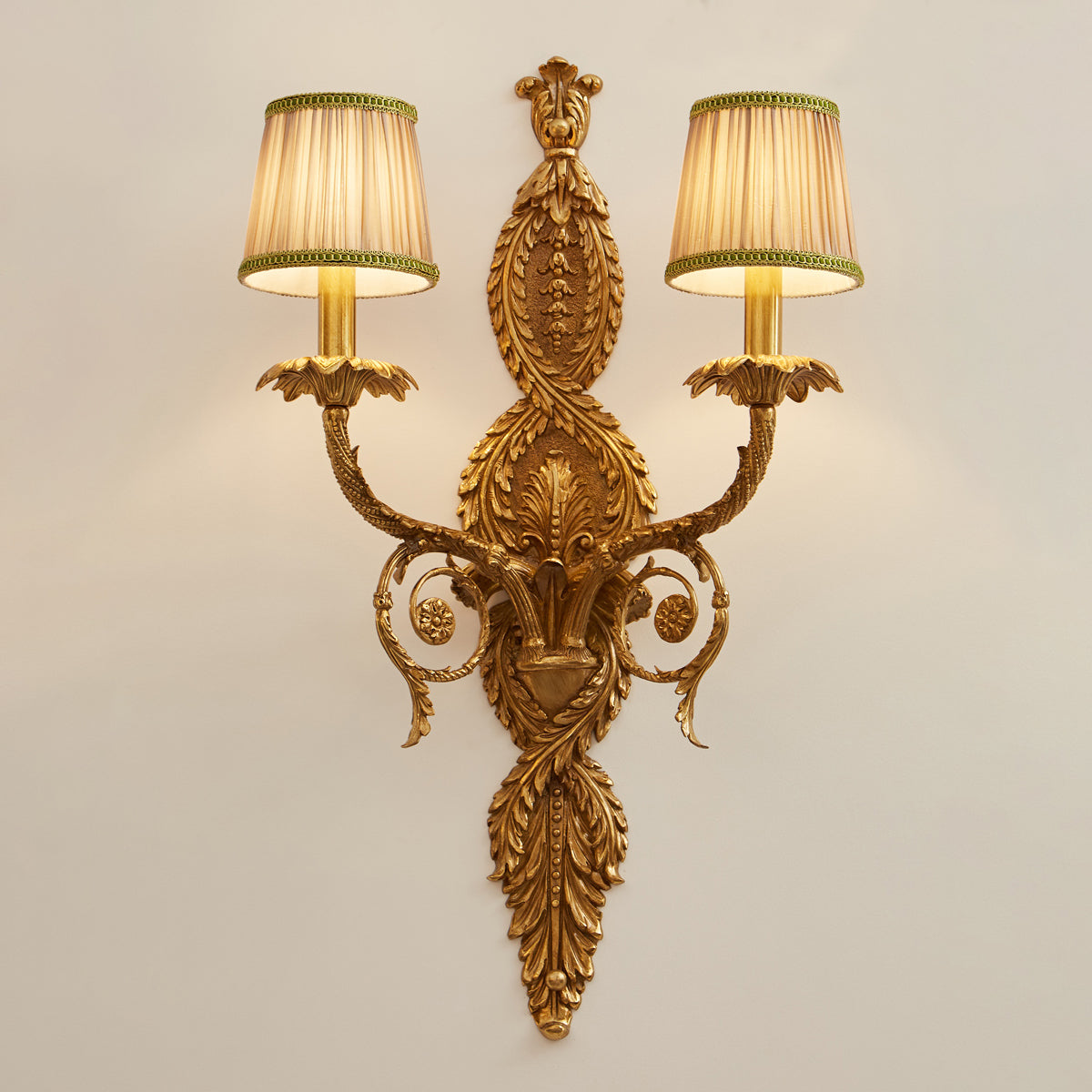 Dominique Brass Wall Lamp