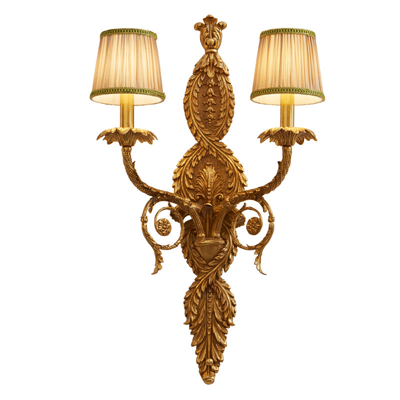 Dominique Brass Wall Lamp
