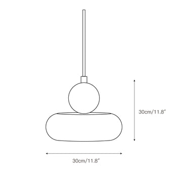 Donya Pendant Lamp – detail 4 — Dimension drawings 2