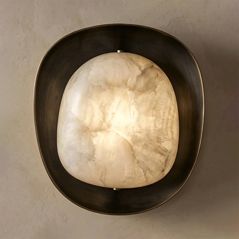 Dormus Alabaster Wall Sconce