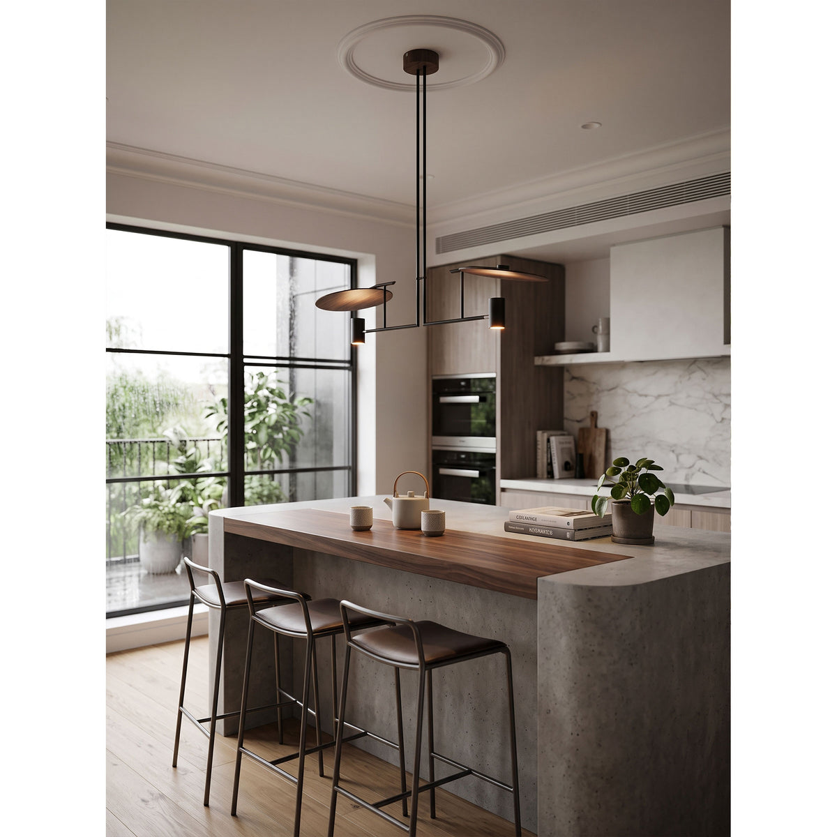 Dot Linear Chandelier