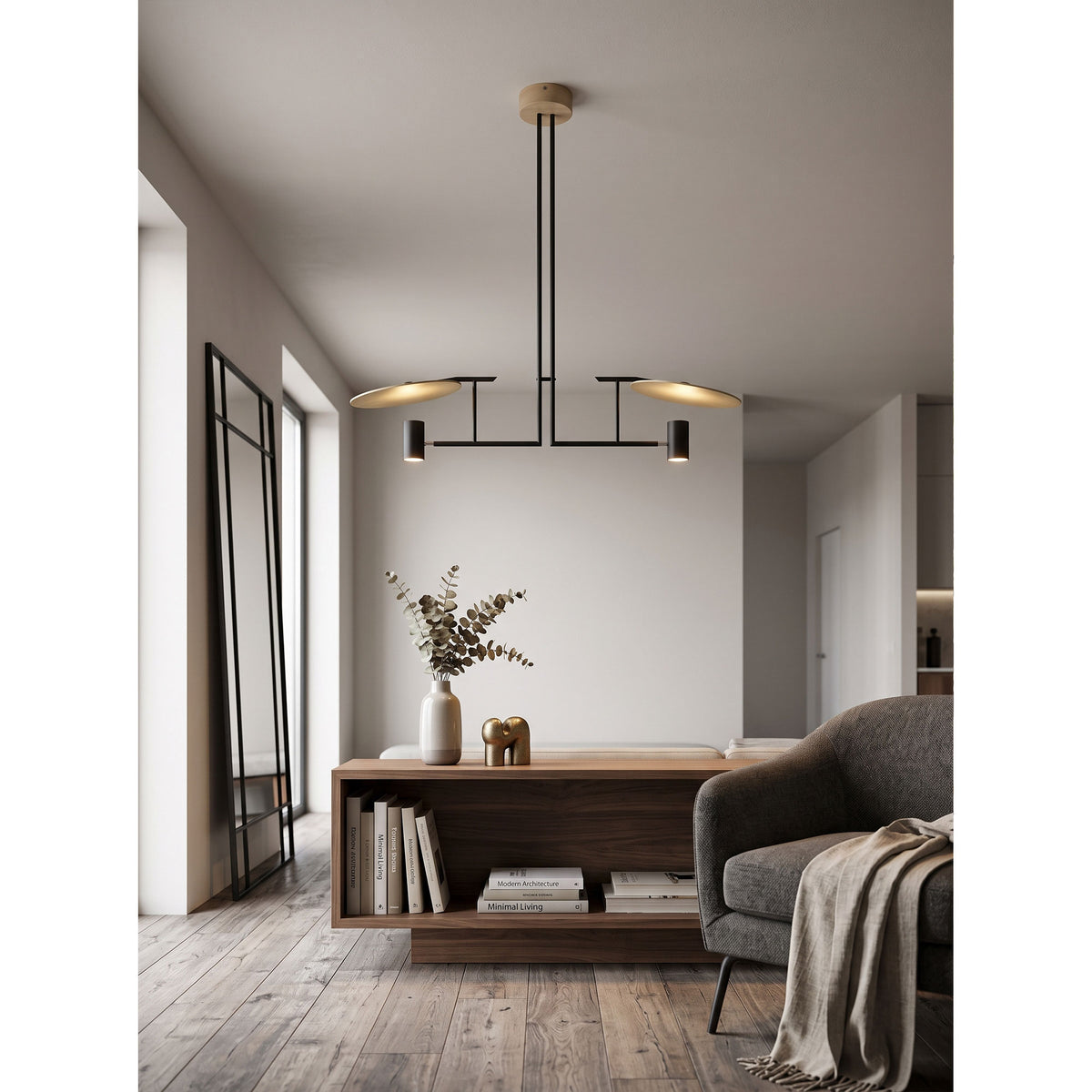 Dot Linear Chandelier