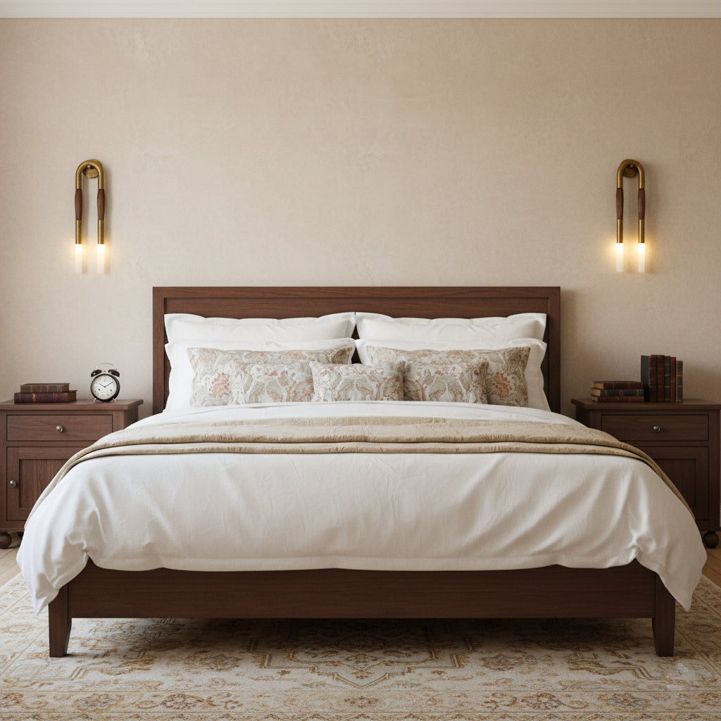 Doppelkopf-Wandleuchte „Antonia“