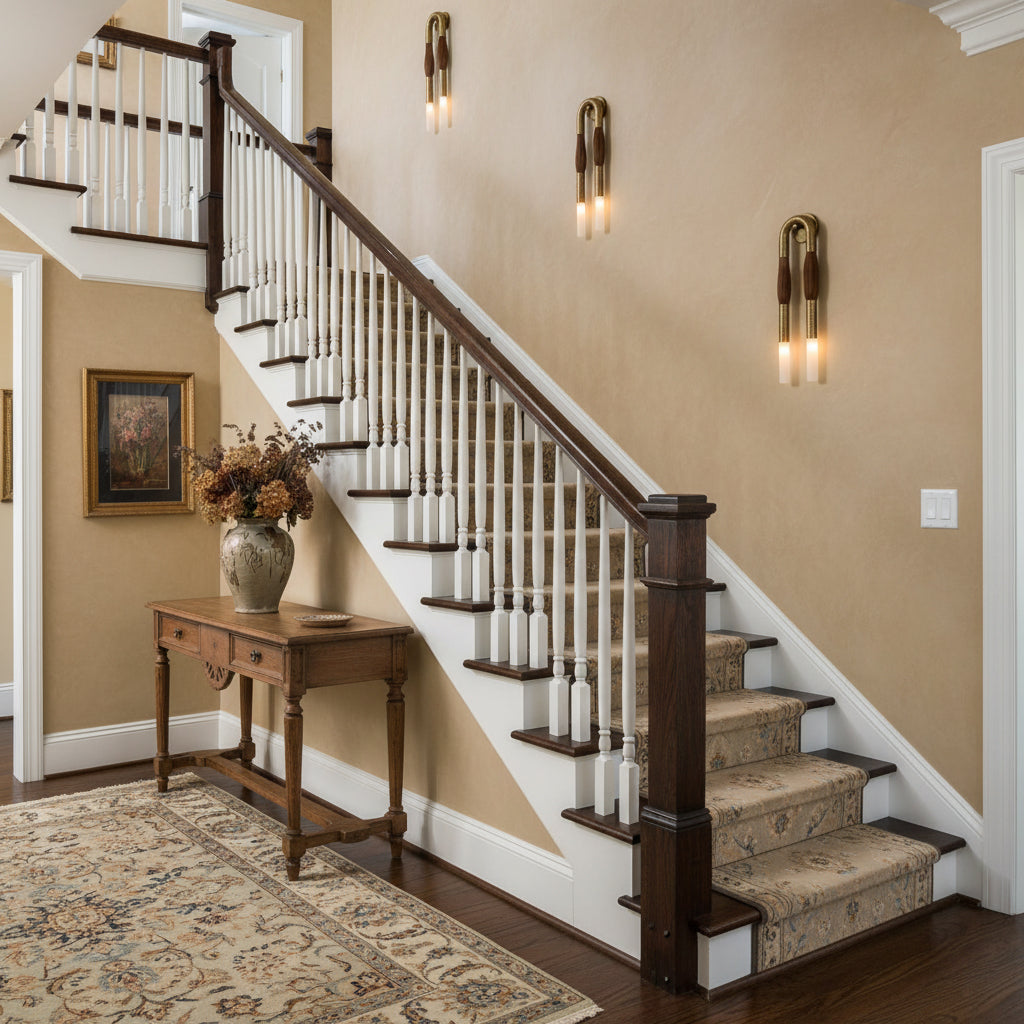 Doppelkopf-Wandleuchte „Antonia“