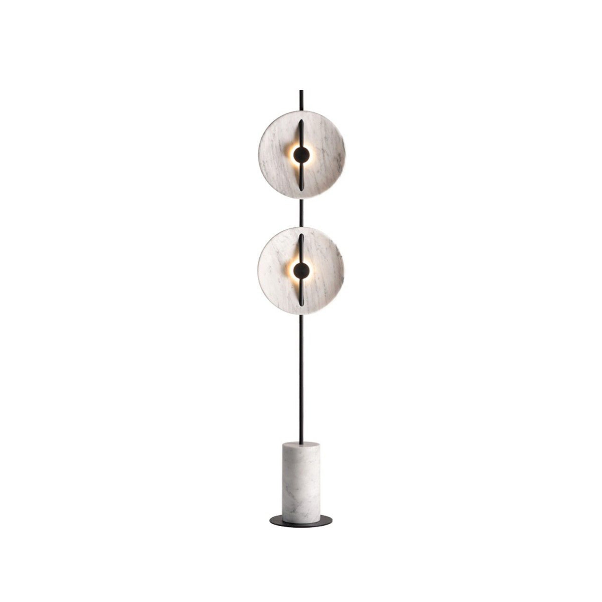 Double Moon Floor Lamp