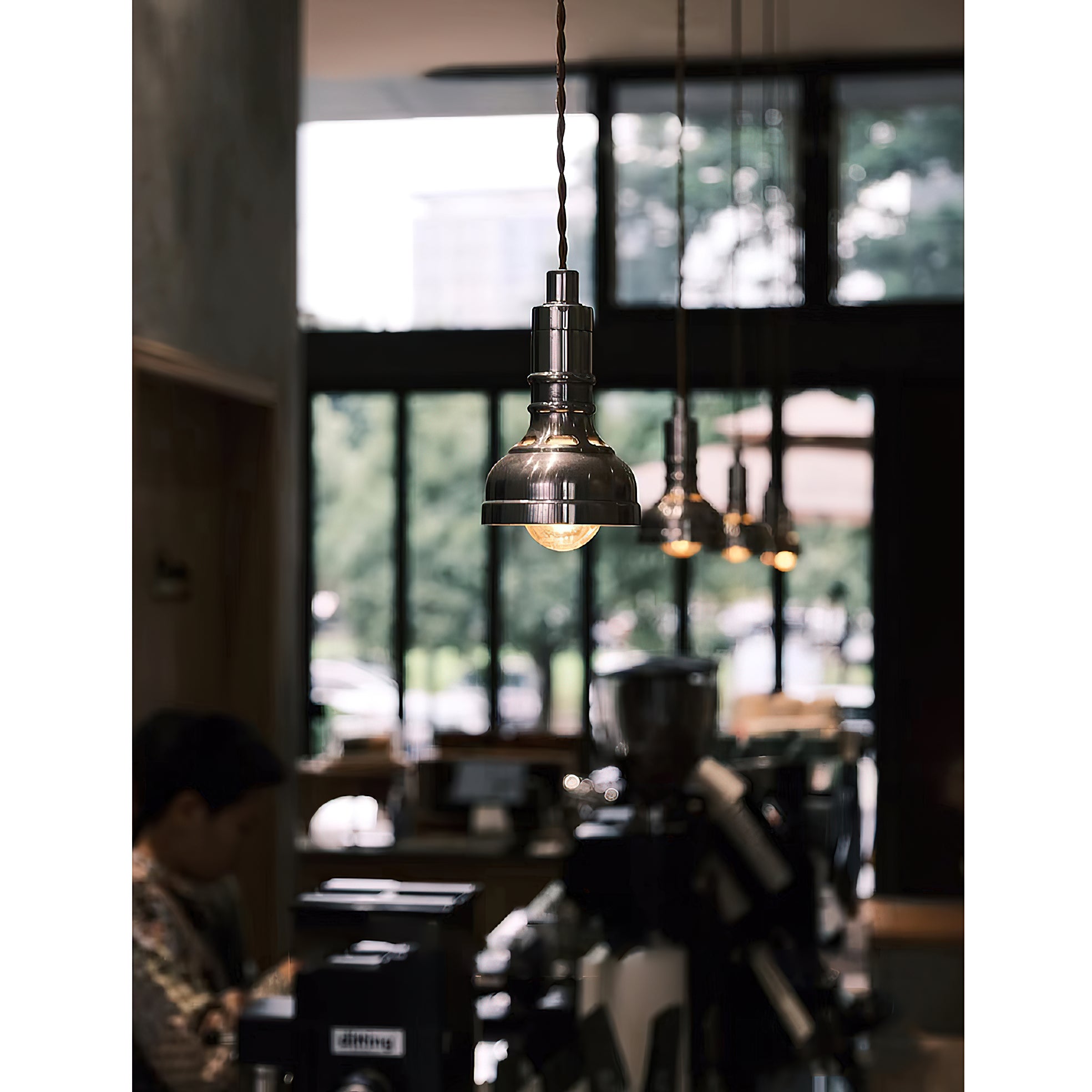 Douille Chrome Pendant Lamp