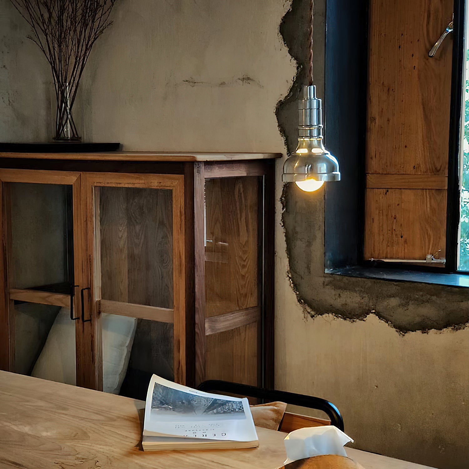 Douille Chrome Pendant Lamp