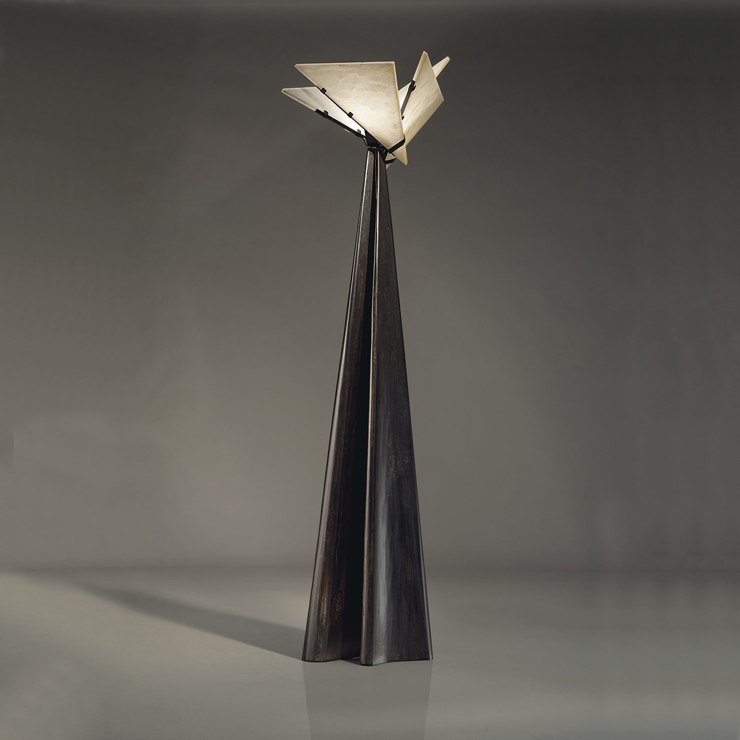 Drape Alabaster Floor Lamp