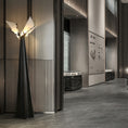 Load image into Gallery viewer, Drape Alabaster Floor Lamp
