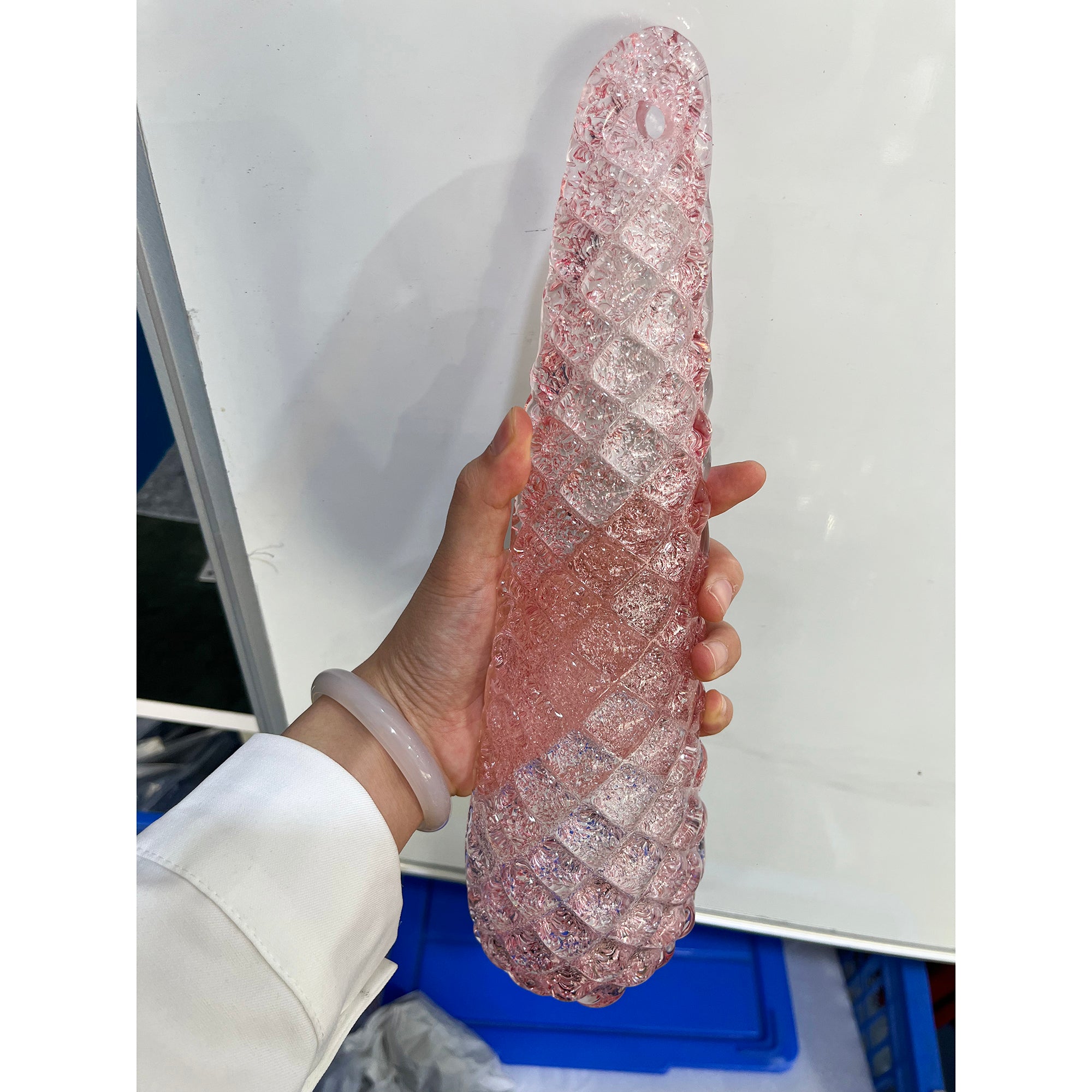 Drop Pink Chandelier