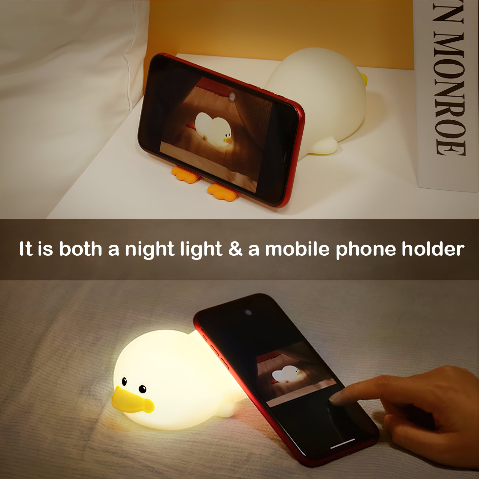 Duck Night Light (built-in battery)